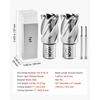 image:imageVEVOR Annular Cutter Set 13 pcs Weldon Shank Mag Drill Bits 1 Cutting Depth 716 to 1116 Cutting Diameter M2AL HSS 2 Pilot Pins Hex Wrench and Portable Case for Using with Magnetic Drills1  1