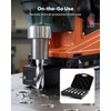 image:imageVEVOR Annular Cutter Set 13 pcs Weldon Shank Mag Drill Bits 1 Cutting Depth 716 to 1116 Cutting Diameter M2AL HSS 2 Pilot Pins Hex Wrench and Portable Case for Using with Magnetic Drills14  916  2