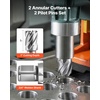 image:imageVEVOR Annular Cutter Set 13 pcs Weldon Shank Mag Drill Bits 1 Cutting Depth 716 to 1116 Cutting Diameter M2AL HSS 2 Pilot Pins Hex Wrench and Portable Case for Using with Magnetic Drills1  1