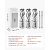 image:imageVEVOR Annular Cutter Set 13 pcs Weldon Shank Mag Drill Bits 1 Cutting Depth 716 to 1116 Cutting Diameter M2AL HSS 2 Pilot Pins Hex Wrench and Portable Case for Using with Magnetic Drills58  1