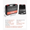 image:imageVEVOR Annular Cutter Set 13 pcs Weldon Shank Mag Drill Bits 1 Cutting Depth 716 to 1116 Cutting Diameter M2AL HSS 2 Pilot Pins Hex Wrench and Portable Case for Using with Magnetic Drills78  2  2
