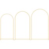 image:imageVEVOR Arch Backdrop Stand 72 x 4 ft Stable Structure Easy Assembly 1 Set Gold Metal Arch Backdrop Stand for Wedding Birthday Party Graduation Holiday Celebration and Ceremony Decoration8ft 72ft 66ft  new version