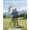 image:imageVEVOR Arch Backdrop Stand 72 x 4 ft Stable Structure Easy Assembly 1 Set Gold Metal Arch Backdrop Stand for Wedding Birthday Party Graduation Holiday Celebration and Ceremony Decoration66ft
