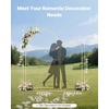 image:imageVEVOR Arch Backdrop Stand 72 x 4 ft Stable Structure Easy Assembly 1 Set Gold Metal Arch Backdrop Stand for Wedding Birthday Party Graduation Holiday Celebration and Ceremony Decoration72ft 6ft  new version