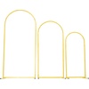 image:imageVEVOR Arch Backdrop Stand 72 x 4 ft Stable Structure Easy Assembly 1 Set Gold Metal Arch Backdrop Stand for Wedding Birthday Party Graduation Holiday Celebration and Ceremony Decoration6 x 26 ft  5 x 22 ft  4 x 17 ft