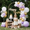 image:imageVEVOR Arch Backdrop Stand 72 x 4 ft Stable Structure Easy Assembly 1 Set Gold Metal Arch Backdrop Stand for Wedding Birthday Party Graduation Holiday Celebration and Ceremony Decoration72ft