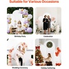 image:imageVEVOR Arch Backdrop Stand 72 x 4 ft Stable Structure Easy Assembly 1 Set Gold Metal Arch Backdrop Stand for Wedding Birthday Party Graduation Holiday Celebration and Ceremony Decoration6ft 5ft 4ft with cover new version