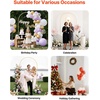 image:imageVEVOR Arch Backdrop Stand 72 x 4 ft Stable Structure Easy Assembly 1 Set Gold Metal Arch Backdrop Stand for Wedding Birthday Party Graduation Holiday Celebration and Ceremony Decoration66ft