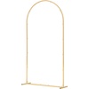 image:imageVEVOR Arch Backdrop Stand 72 x 4 ft Stable Structure Easy Assembly 1 Set Gold Metal Arch Backdrop Stand for Wedding Birthday Party Graduation Holiday Celebration and Ceremony Decoration66ft