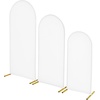 image:imageVEVOR Arch Backdrop Stand 72 x 4 ft Stable Structure Easy Assembly 1 Set Gold Metal Arch Backdrop Stand for Wedding Birthday Party Graduation Holiday Celebration and Ceremony Decoration6ft 5ft 4ft with cover new version