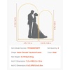 image:imageVEVOR Arch Backdrop Stand 72 x 4 ft Stable Structure Easy Assembly 1 Set Gold Metal Arch Backdrop Stand for Wedding Birthday Party Graduation Holiday Celebration and Ceremony Decoration72ft 6ft  new version