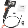 image:imageVEVOR Articulating Borescope Camera with Light TwoWay Articulated Endoscope Inspection Camera with 64mm Tiny Lens 5 IPS 1080P HD Screen 8X Zoom 8 LED Light Snake Camera for Automotive Plumbing