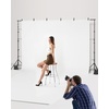 image:imageVEVOR Backdrop Stand 10 x 10 ft Adjustable Photo Backdrop Stand Kit Portable Background with 4 Crossbars Heavy Duty Projector Screen  for Wedding Photo Video Studio amp Party85 x 10 Ft