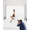 image:imageVEVOR Backdrop Stand 10 x 10 ft Adjustable Photo Backdrop Stand Kit Portable Background with 4 Crossbars Heavy Duty Projector Screen  for Wedding Photo Video Studio amp Party65 x 10 Ft