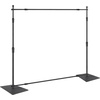 image:imageVEVOR Backdrop Stand 85 x 10 ft Adjustable Photo Backdrop Stand Kit Portable Background with 7 Crossbars Heavy Duty Projector Screen for Wedding Photo Video Studio amp Party10 x 10 ft