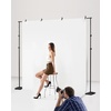 image:imageVEVOR Backdrop Stand 85 x 10 ft Adjustable Photo Backdrop Stand Kit Portable Background with 7 Crossbars Heavy Duty Projector Screen for Wedding Photo Video Studio amp Party85 x 10 Ft