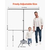 image:imageVEVOR Backdrop Stand 85 x 10 ft Adjustable Photo Backdrop Stand Kit Portable Background with 7 Crossbars Heavy Duty Projector Screen for Wedding Photo Video Studio amp Party5 x 65 Ft