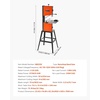 image:imageVEVOR Band Saw with Stand 10Inch TwoSpeed Benchtop Bandsaw 373W 12 HP 6 in Max Cutting Height 132 x 134 in Cast Iron Table with 360 Work Light Miter Gauge Fence Band Saw for Woodworking