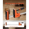image:imageVEVOR Bar Clamps for Woodworking 2Pack 24 inch Parallel Clamp Set FClamp with 1500 lbs Load Limit Even Pressure Highstrength Plastic and Carbon Steel for Woodworking Metal Working Orange36