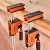 image:imageVEVOR Bar Clamps for Woodworking 2Pack 24 inch Parallel Clamp Set FClamp with 1500 lbs Load Limit Even Pressure Highstrength Plastic and Carbon Steel for Woodworking Metal Working Orange24