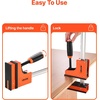image:imageVEVOR Bar Clamps for Woodworking 2Pack 24 inch Parallel Clamp Set FClamp with 1500 lbs Load Limit Even Pressure Highstrength Plastic and Carbon Steel for Woodworking Metal Working Orange24