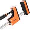 image:imageVEVOR Bar Clamps for Woodworking 2Pack 24 inch Parallel Clamp Set FClamp with 1500 lbs Load Limit Even Pressure Highstrength Plastic and Carbon Steel for Woodworking Metal Working Orange30