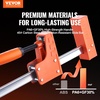 image:imageVEVOR Bar Clamps for Woodworking 2Pack 24 inch Parallel Clamp Set FClamp with 1500 lbs Load Limit Even Pressure Highstrength Plastic and Carbon Steel for Woodworking Metal Working Orange50