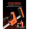image:imageVEVOR Bar Clamps for Woodworking 2Pack 24 inch Parallel Clamp Set FClamp with 1500 lbs Load Limit Even Pressure Highstrength Plastic and Carbon Steel for Woodworking Metal Working Orange36