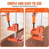 image:imageVEVOR Bar Clamps for Woodworking 2Pack 24 inch Parallel Clamp Set FClamp with 1500 lbs Load Limit Even Pressure Highstrength Plastic and Carbon Steel for Woodworking Metal Working Orange50
