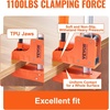 image:imageVEVOR Bar Clamps for Woodworking 2Pack 24 inch Parallel Clamp Set FClamp with 1500 lbs Load Limit Even Pressure Highstrength Plastic and Carbon Steel for Woodworking Metal Working Orange50
