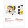 image:imageVEVOR Bench Buffer Polisher 12HP Polishing and Buffing Machine 0 to 8000RPM Benchtop Polisher with 2PCS 4 Cotton Wheel 3PCS 3 Abrasive Fiber Wheels amp Polishing Compound for Metal Jewelry Wood12HP4inch