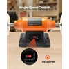 image:imageVEVOR Bench Buffer Polisher 12HP Polishing and Buffing Machine 0 to 8000RPM Benchtop Polisher with 2PCS 4 Cotton Wheel 3PCS 3 Abrasive Fiber Wheels amp Polishing Compound for Metal Jewelry Wood12HP6inch