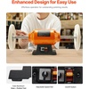 image:imageVEVOR Bench Buffer Polisher 12HP Polishing and Buffing Machine 0 to 8000RPM Benchtop Polisher with 2PCS 4 Cotton Wheel 3PCS 3 Abrasive Fiber Wheels amp Polishing Compound for Metal Jewelry Wood12HP8inch