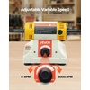 image:imageVEVOR Bench Buffer Polisher 12HP Polishing and Buffing Machine 0 to 8000RPM Benchtop Polisher with 2PCS 4 Cotton Wheel 3PCS 3 Abrasive Fiber Wheels amp Polishing Compound for Metal Jewelry Wood12HP4inchStylobate