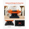 image:imageVEVOR Bench Buffer Polisher 12HP Polishing and Buffing Machine 0 to 8000RPM Benchtop Polisher with 2PCS 4 Cotton Wheel 3PCS 3 Abrasive Fiber Wheels amp Polishing Compound for Metal Jewelry Wood34HP8inch