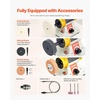 image:imageVEVOR Bench Buffer Polisher 12HP Polishing and Buffing Machine 0 to 8000RPM Benchtop Polisher with 2PCS 4 Cotton Wheel 3PCS 3 Abrasive Fiber Wheels amp Polishing Compound for Metal Jewelry Wood12HP4inchStylobate