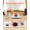 image:imageVEVOR Bench Buffer Polisher 12HP Polishing and Buffing Machine 0 to 8000RPM Benchtop Polisher with 2PCS 4 Cotton Wheel 3PCS 3 Abrasive Fiber Wheels amp Polishing Compound for Metal Jewelry Wood12HP4inchStylobate