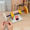 image:imageVEVOR Bench Buffer Polisher 12HP Polishing and Buffing Machine 0 to 8000RPM Benchtop Polisher with 2PCS 4 Cotton Wheel 3PCS 3 Abrasive Fiber Wheels amp Polishing Compound for Metal Jewelry Wood12HP4inch