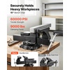 image:imageVEVOR Bench Vise 5 Jaw Width 5 Max Jaw Opening Multipurpose Vise with 360 Swivel Locking Base 28 Throat Depth Heavy Duty Ductile Iron Workbench Vise with Anvil for Clamping Round Pipes10inch