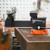 image:imageVEVOR Bench Vise 65 Jaw Width 65 Forward amp93 Reverse Opening 360Degree Swivel Locking Base Multipurpose Workbench wAnvil Heavy Duty Ductile Iron wBolts amp Nuts for Drilling Pipe Cutting8inch
