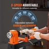 image:imageVEVOR Benchtop Wood Lathe 10 in x 18 in 05 HP 370W Power Wood Turning Lathe Machine 5 Variable Speeds 7801320192026403840 RPM with Rod Injection Wrenches Faceplate Foot Pads for Woodworking10 x 18370W
