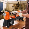 image:imageVEVOR Benchtop Wood Lathe 10 in x 18 in 05 HP 370W Power Wood Turning Lathe Machine 5 Variable Speeds 7801320192026403840 RPM with Rod Injection Wrenches Faceplate Foot Pads for Woodworking10 x 18370W