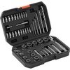 image:imageVEVOR Bolt Extractor Kit 65 Pieces Easy Out Screw Extractor Set Lug Nut Removal Tool with Left Hand Drill Bit Set for Removing Damaged Frozen Broken Rusted RoundedOff Bolts Nuts amp Screws49 PCS