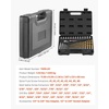 image:imageVEVOR Bolt Extractor Kit 65 Pieces Easy Out Screw Extractor Set Lug Nut Removal Tool with Left Hand Drill Bit Set for Removing Damaged Frozen Broken Rusted RoundedOff Bolts Nuts amp Screws41 PCS