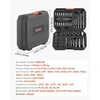 image:imageVEVOR Bolt Extractor Kit 65 Pieces Easy Out Screw Extractor Set Lug Nut Removal Tool with Left Hand Drill Bit Set for Removing Damaged Frozen Broken Rusted RoundedOff Bolts Nuts amp Screws49 PCS