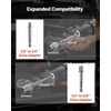 image:imageVEVOR Bolt Extractor Kit 65 Pieces Easy Out Screw Extractor Set Lug Nut Removal Tool with Left Hand Drill Bit Set for Removing Damaged Frozen Broken Rusted RoundedOff Bolts Nuts amp Screws54 PCS