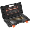 image:imageVEVOR Bolt Extractor Kit 65 Pieces Easy Out Screw Extractor Set Lug Nut Removal Tool with Left Hand Drill Bit Set for Removing Damaged Frozen Broken Rusted RoundedOff Bolts Nuts amp Screws65 PCS