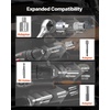 image:imageVEVOR Bolt Extractor Kit 65 Pieces Easy Out Screw Extractor Set Lug Nut Removal Tool with Left Hand Drill Bit Set for Removing Damaged Frozen Broken Rusted RoundedOff Bolts Nuts amp Screws49 PCS