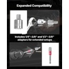image:imageVEVOR Bolt Extractor Kit 65 Pieces Easy Out Screw Extractor Set Lug Nut Removal Tool with Left Hand Drill Bit Set for Removing Damaged Frozen Broken Rusted RoundedOff Bolts Nuts amp Screws27 PCS