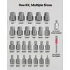 image:imageVEVOR Bolt Extractor Kit 65 Pieces Easy Out Screw Extractor Set Lug Nut Removal Tool with Left Hand Drill Bit Set for Removing Damaged Frozen Broken Rusted RoundedOff Bolts Nuts amp Screws27 PCS